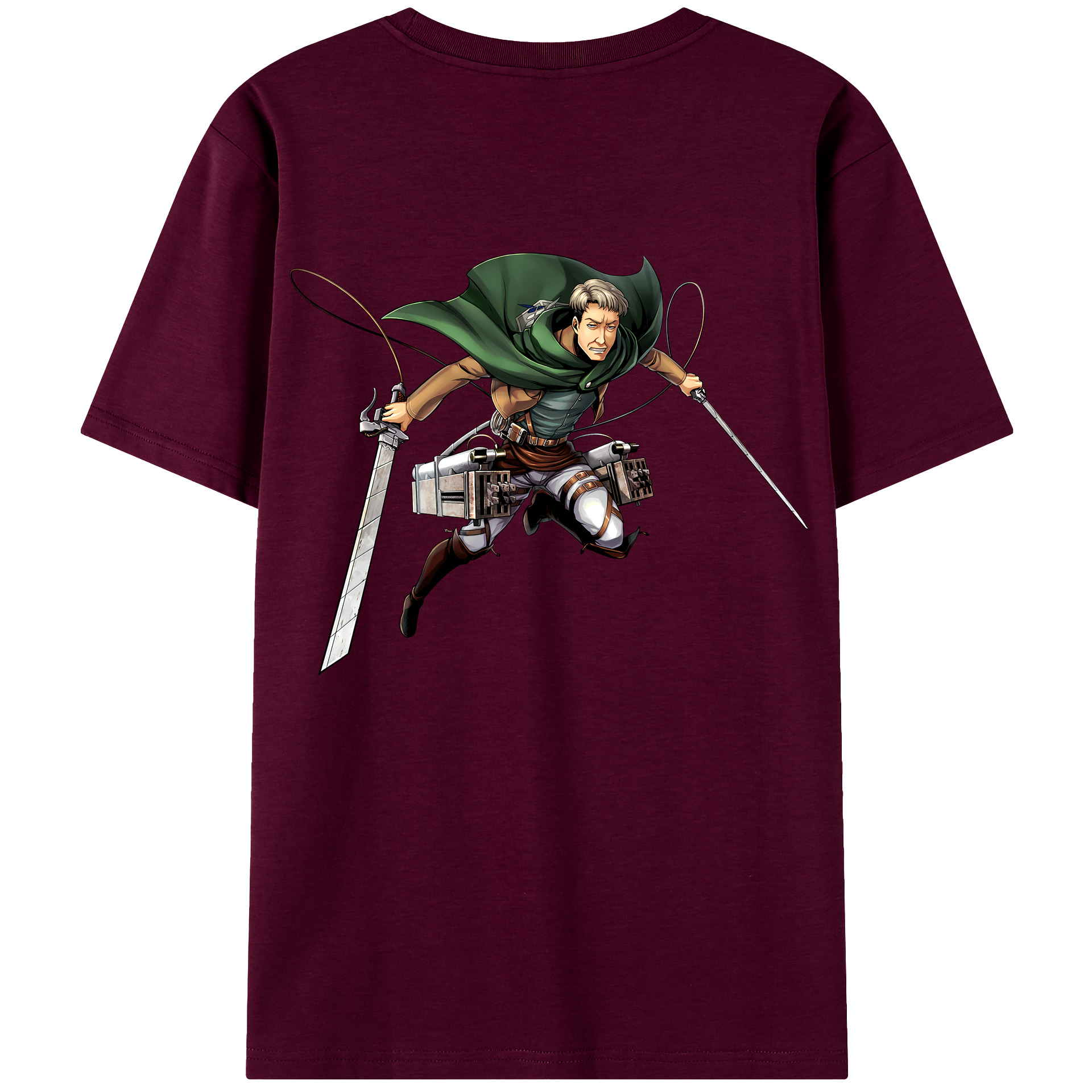 （画像用） 進撃の巨人 Attack on Titan レディース半袖Tシャツ(バックプリント)